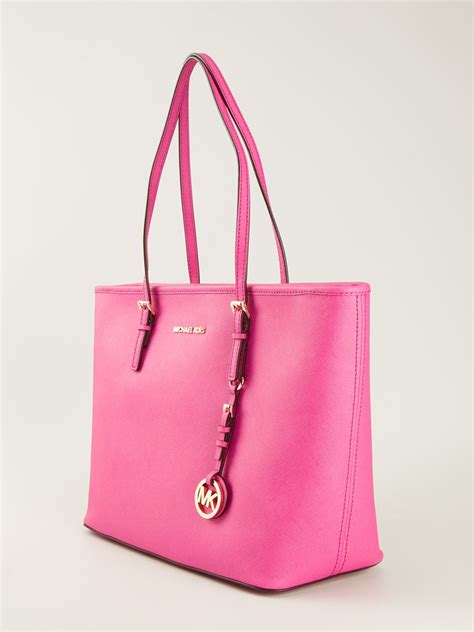 michael kors jet set travel rosa|michael kors packable tote.